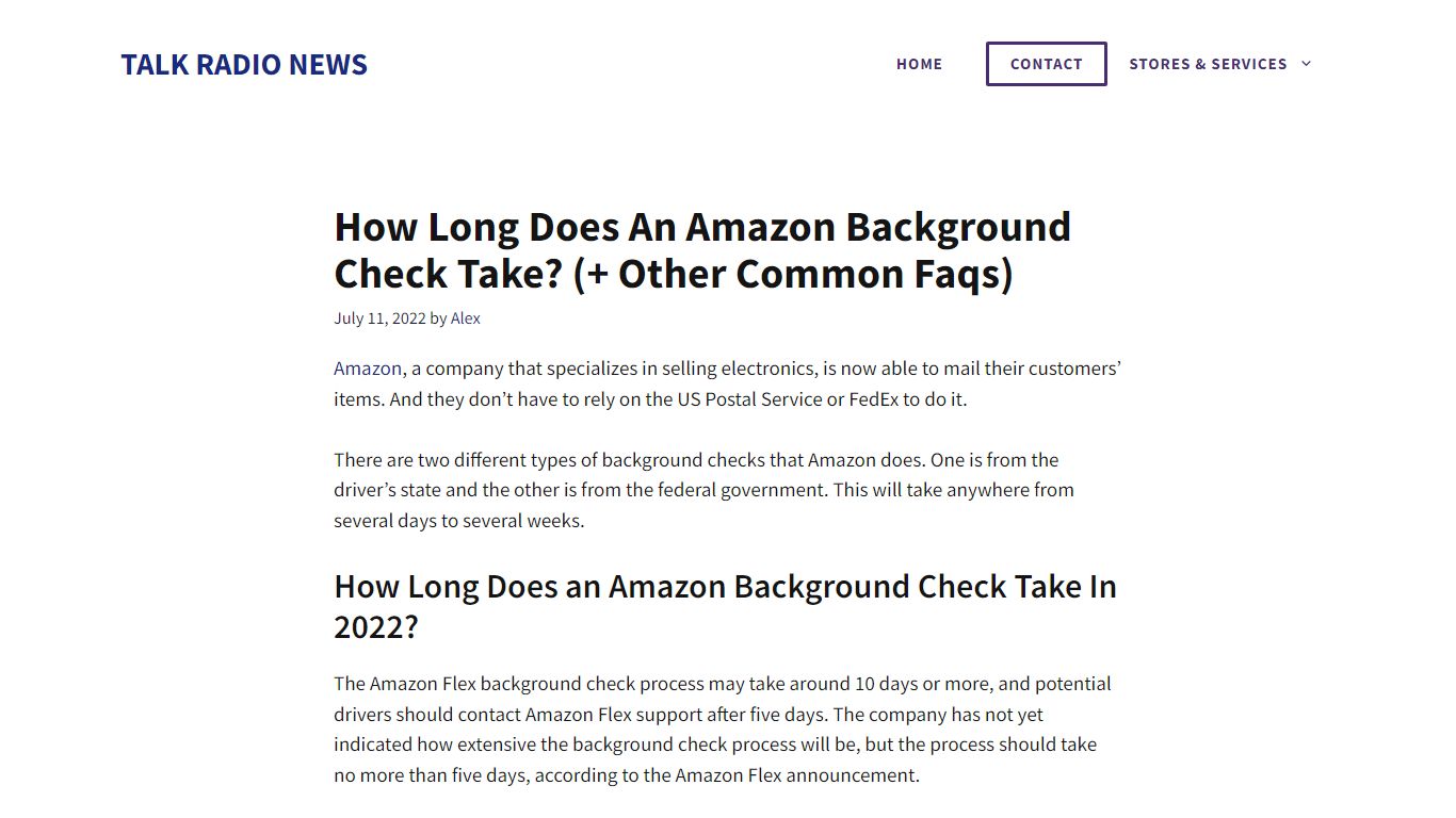 How Long Does An Amazon Background Check Take? (+ Other Common Faqs)